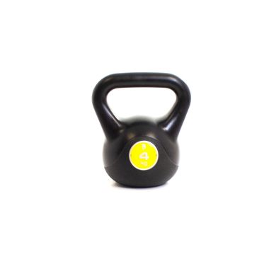 image of Body Power 4kg Vinyl Kettlebell