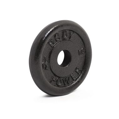 image of Body Power 1.25Kg Cast Iron Standard Weight Plates (x2)