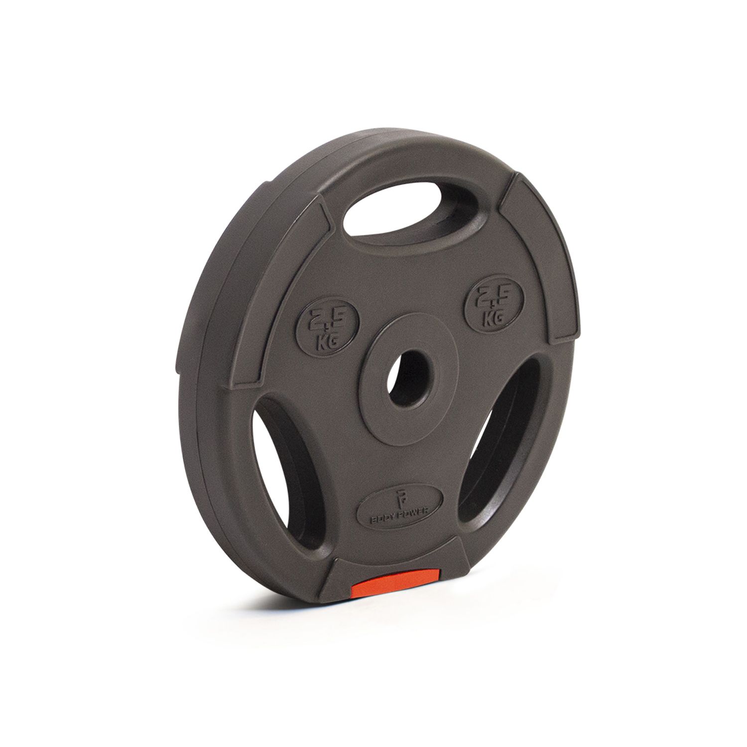 Body Power 155kg Rubber Tri-Grip Olympic Weight Set