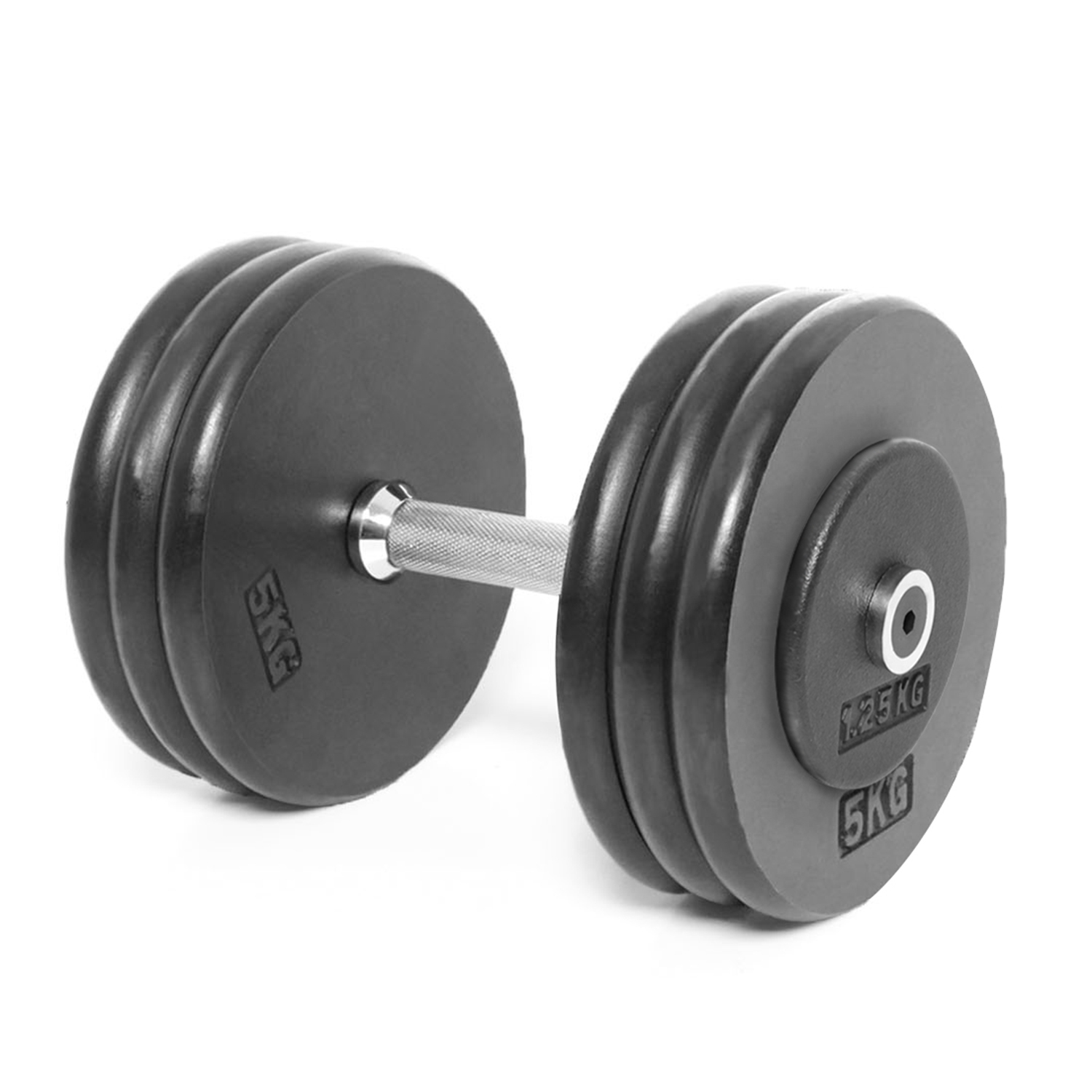 Body Power 22.5Kg Rubber Hex Dumbbells (x2