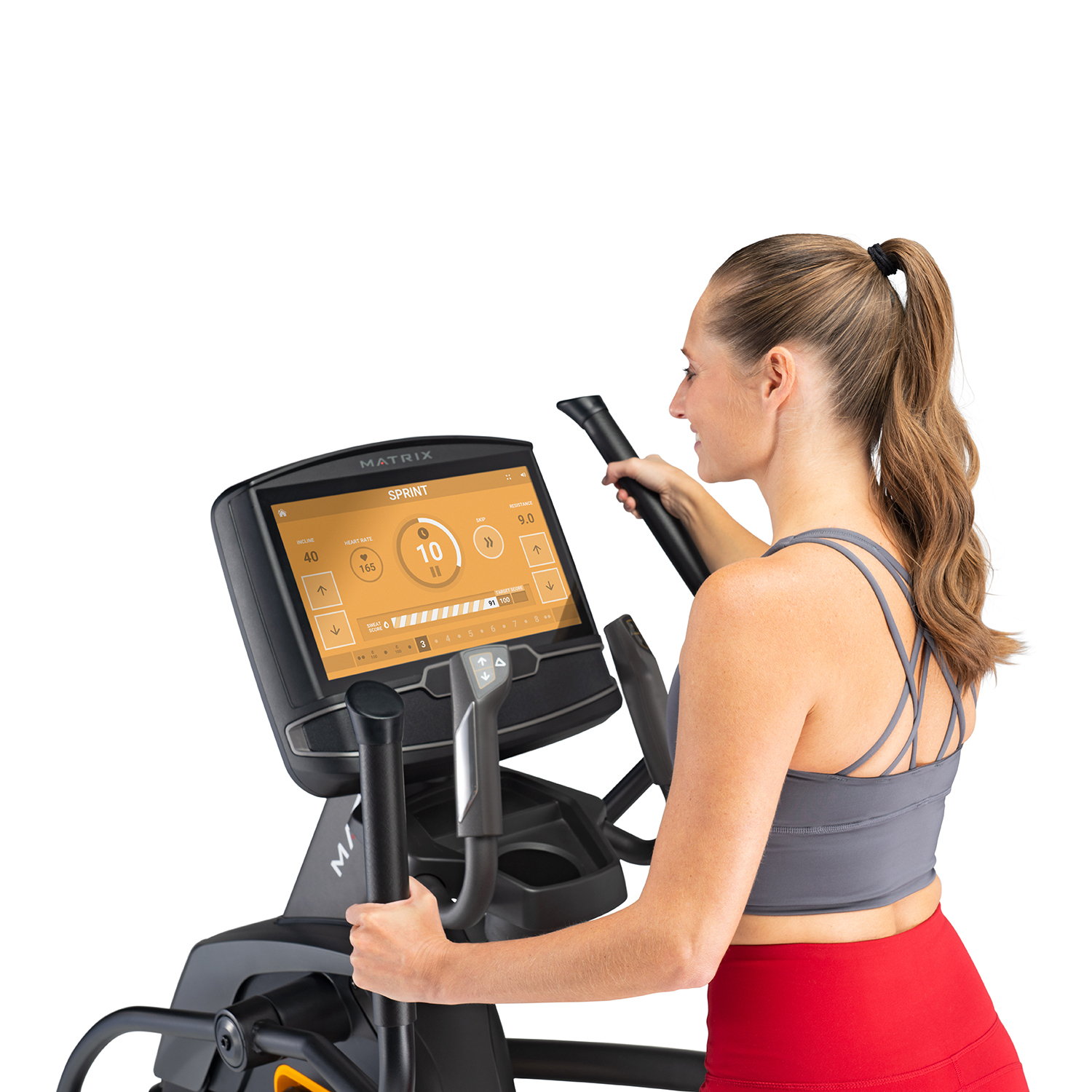 Stepper Matrix A30 XR – Console Incluse – Appareil Fitness Professionnel Noir