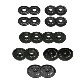 Body Power 125Kg Machined Cast Iron Olympic Disc Kit