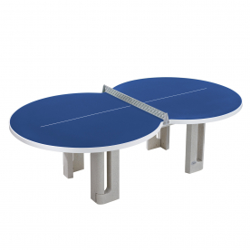 Butterfly F8 Concrete Table - Blue