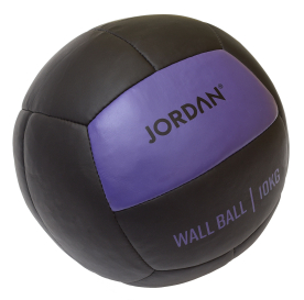 JORDAN 10kg Wall Ball - Oversize Medicine Ball (purple)