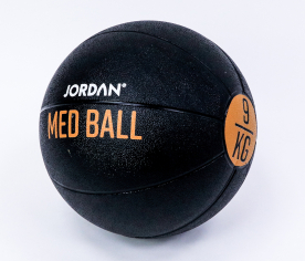 JORDAN 9kg Medicine Ball - Black/Amber