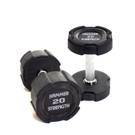 20Kg Rubber Dumbbells (x2) *** 