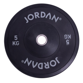 JORDAN 5Kg HG Black Rubber Bumper Plate (x1)