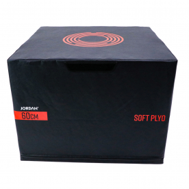 Jordan Fitness 24" Soft Plyo Box (black/red)