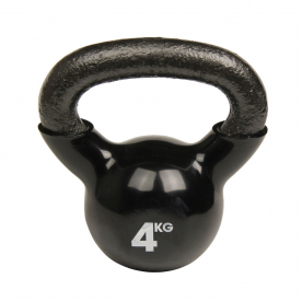 Fitness-MAD 4kg Kettlebell - Black