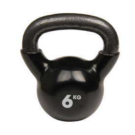Fitness-MAD 6kg Kettlebell - Black