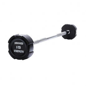 15Kg Rubber Straight Barbell *** 