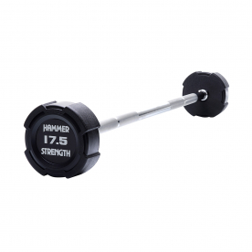 Hammer Strength 17.5Kg Rubber Straight Barbell
