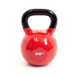 Body Power 36kg Vinyl Coated Kettlebell