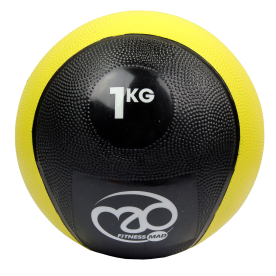 Fitness-MAD 1Kg PVC Medicine Ball - Northampton Ex-Display Product