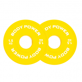 Body Power 1.5Kg Coloured Fractional Olympic Disc (x2)