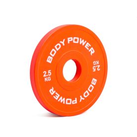 Body Power 2.5Kg Coloured Fractional Olympic Disc (x2)