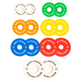 Body Power 27.5 Kg Coloured Fractional Olympic Disc Set