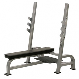 York 'STS Range' Olympic Flat Bench Press with Gun Rack - Northampton Ex-Display Model (Click and Collect Only)