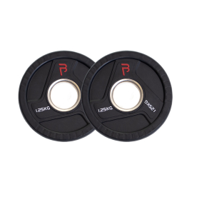 Body Power 1.25kg Rubber Tri-Grip Olympic Weight Plates (x2)