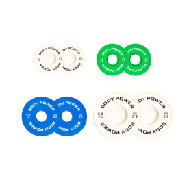 Body Power 17Kg Coloured Fractional Olympic Disc Set