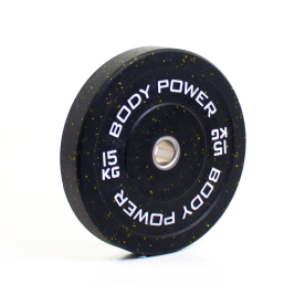Body Power 15Kg Hi-Temp Rubber Crumb Olympic Bumper Plate (x1)