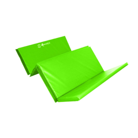 Sure Shot Foldable Double Mat (4 Fold) 8ft x 4ft x 25mm - Lime Green