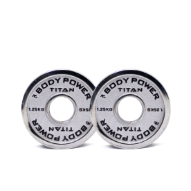Body Power TITAN Calibrated Cast Iron Olympic Plate 1.25kg (x2)