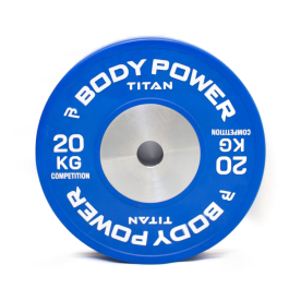 Body Power TITAN Competition Bumper Plate 20kg (x1)