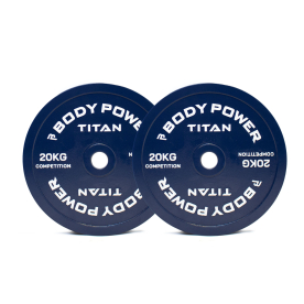 Body Power TITAN Calibrated Cast Iron Olympic Plate 20kg (x2)