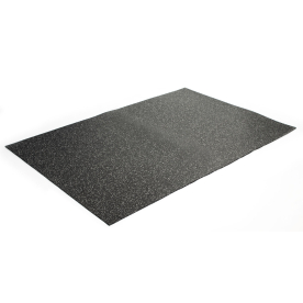 Body Power 6ft x 4ft Floor Tile (8mm in Black with Grey Fleck)