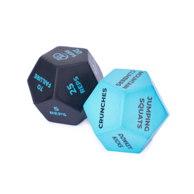 Fitness-MAD 12-Sided Fitness Dice - Pair