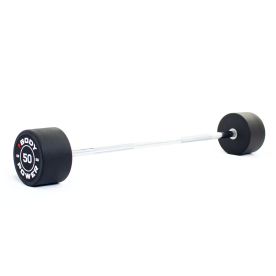 Body Power Pro Round Rubber Straight Fixed Barbell