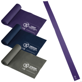 Fitness-MAD Latex Free Resistance Band Set of 3