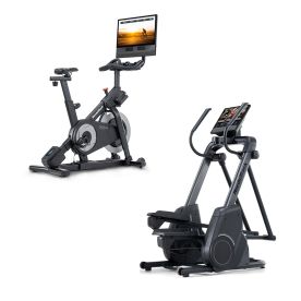 NordicTrack X16i Elliptical Cross Trainer & X24 Studio Bike Bundle