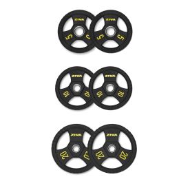 Ziva 70Kg Performance Rubber Grip Olympic Disc Set