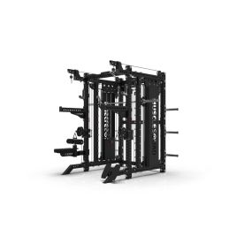 MuscleSquad Phase 3 Short Cable Squat Rack with Smith Machine