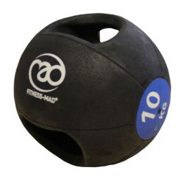 Fitness-MAD 10kg Double Grip Medicine Ball - Northampton Ex-Display Product