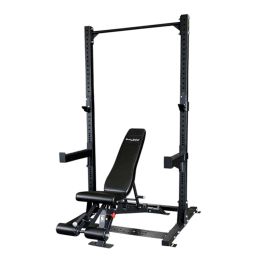 Body-Solid Pro Clubline SPR500 Half Rack with SFID425 Bench