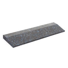 Body Power 30mm Floor Tile Ramp Edge x1 (500mm Length) - Black with Blue Speckle