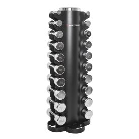 Body Power 1-10Kg Ergo Chrome Dumbbells & Rack