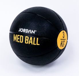 JORDAN 3kg Medicine Ball - Black/Yellow