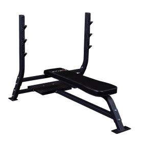 Body-Solid Pro Club Line Flat Olympic Bench (Black)