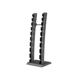 JORDAN 10 Pair Vertical Dumbbell Rack 1-10kg & 2kg-20kg Grey
