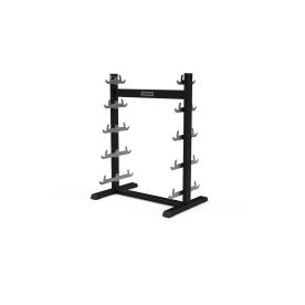 JORDAN Black Barbell Rack (Straight - 10 Bar)