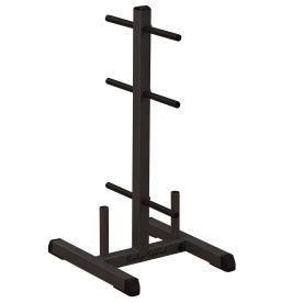 Body-Solid Standard Weight Tree & Bar Rack - Black