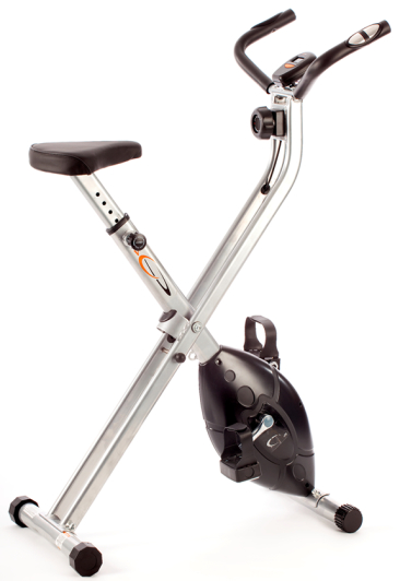 v fit mxc1 folding x frame magnetic exercise bike