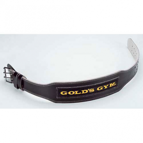 Golds Gym Leather Belt - LUMBAR - Large