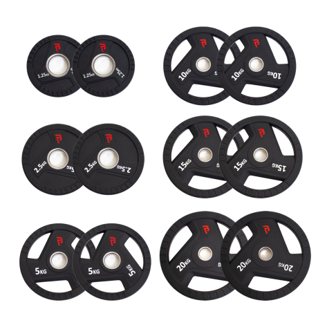 Body Power 107.5kg Urethane Olympic Disc Set