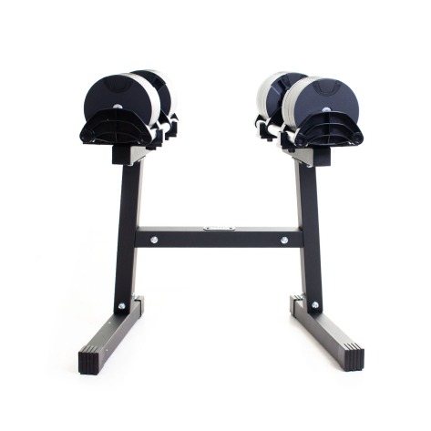NÜOBELL Adjustable Dumbbells Pair 2-32kg - 2kg Increments, 9-in-1 Weight Selection, Steel Construction