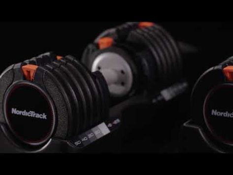 NordicTrack Select-A-Weight Adjustable Dumbbell Pair - 25kg
